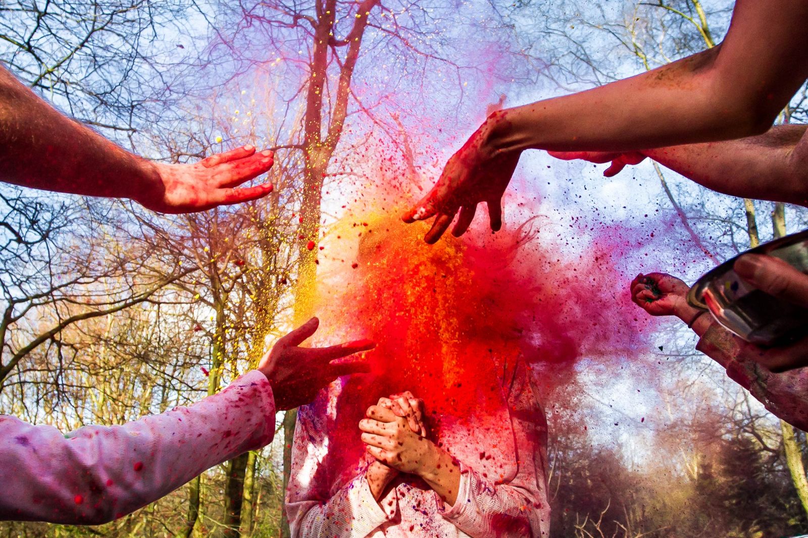 holi pre wedding shoot