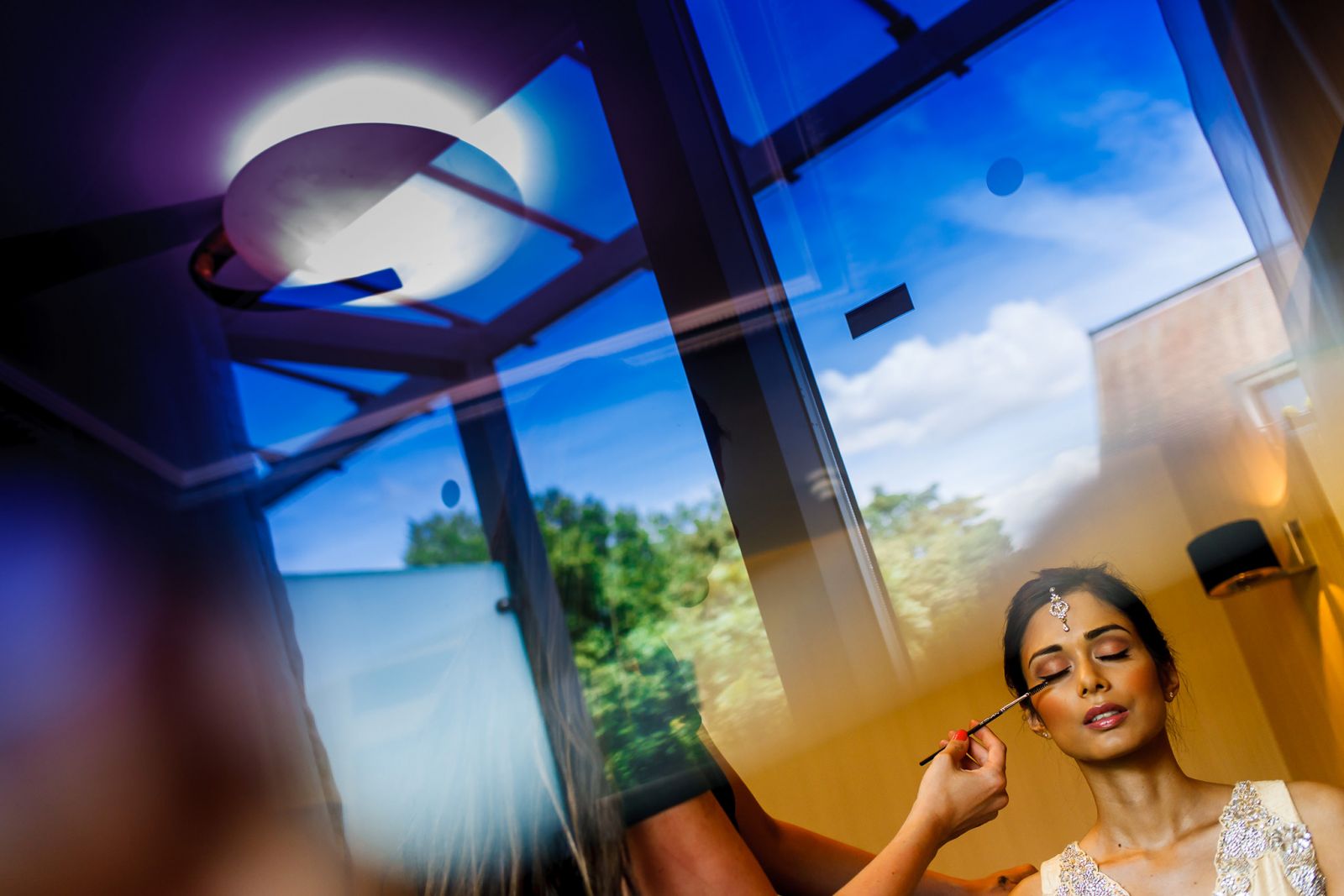 bride getting ready photo
